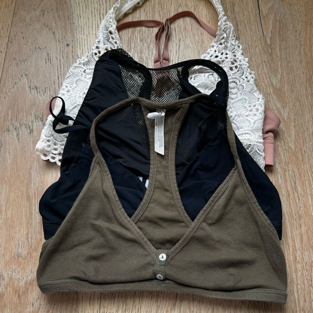 Bundle of Rei Free People Aerie Talula Calvin Klein Lace Bralette Size Medium